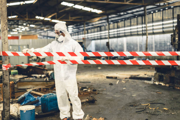 Professional Infectious Disease Decontamination technician working in Boswell, PA